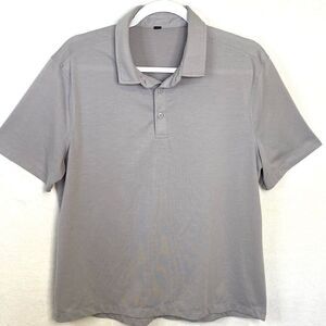 LULULEMON MENS SHORT SLEEVE POLO *** TAILORED FOR SHORTER TORSO
